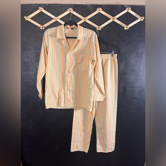 Towncraft Jcpenny Orange Pajama Set Size Small‎ - Picture 1 of 10